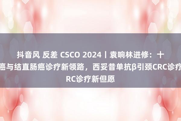 抖音风 反差 CSCO 2024丨袁响林进修：十二指肠癌与结直肠癌诊疗新领路，西妥昔单抗β引颈CRC诊疗新但愿