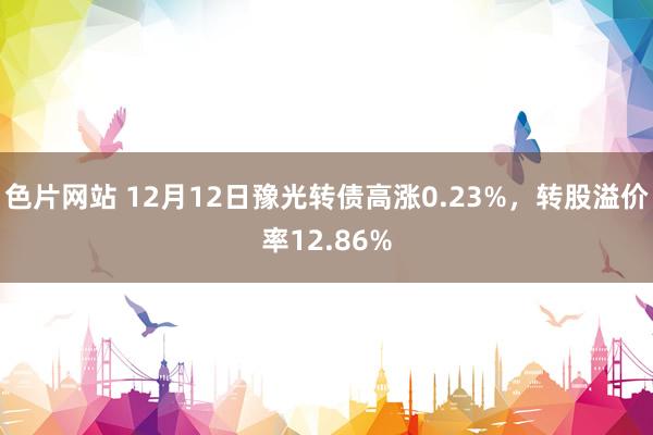 色片网站 12月12日豫光转债高涨0.23%，转股溢价率12.86%