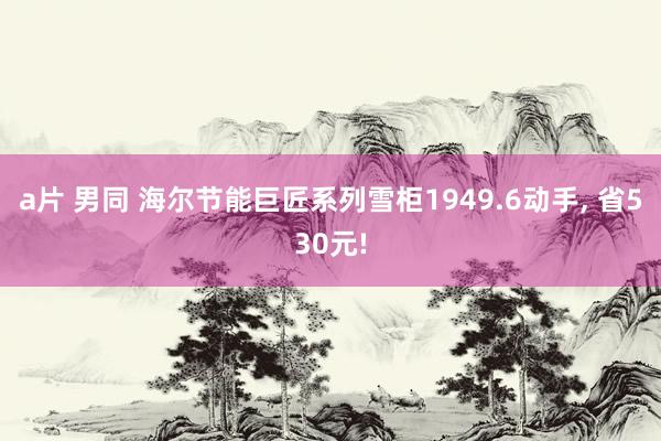 a片 男同 海尔节能巨匠系列雪柜1949.6动手， 省530元!