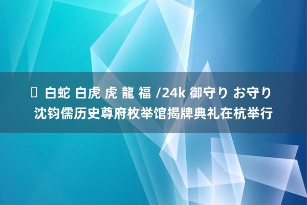 ✨白蛇 白虎 虎 龍 福 /24k 御守り お守り 沈钧儒历史尊府枚举馆揭牌典礼在杭举行