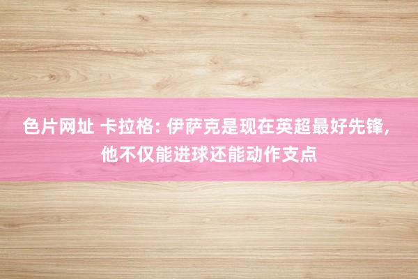 色片网址 卡拉格: 伊萨克是现在英超最好先锋， 他不仅能进球还能动作支点