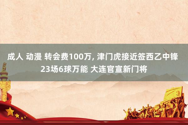 成人 动漫 转会费100万， 津门虎接近签西乙中锋 23场6球万能 大连官宣新门将